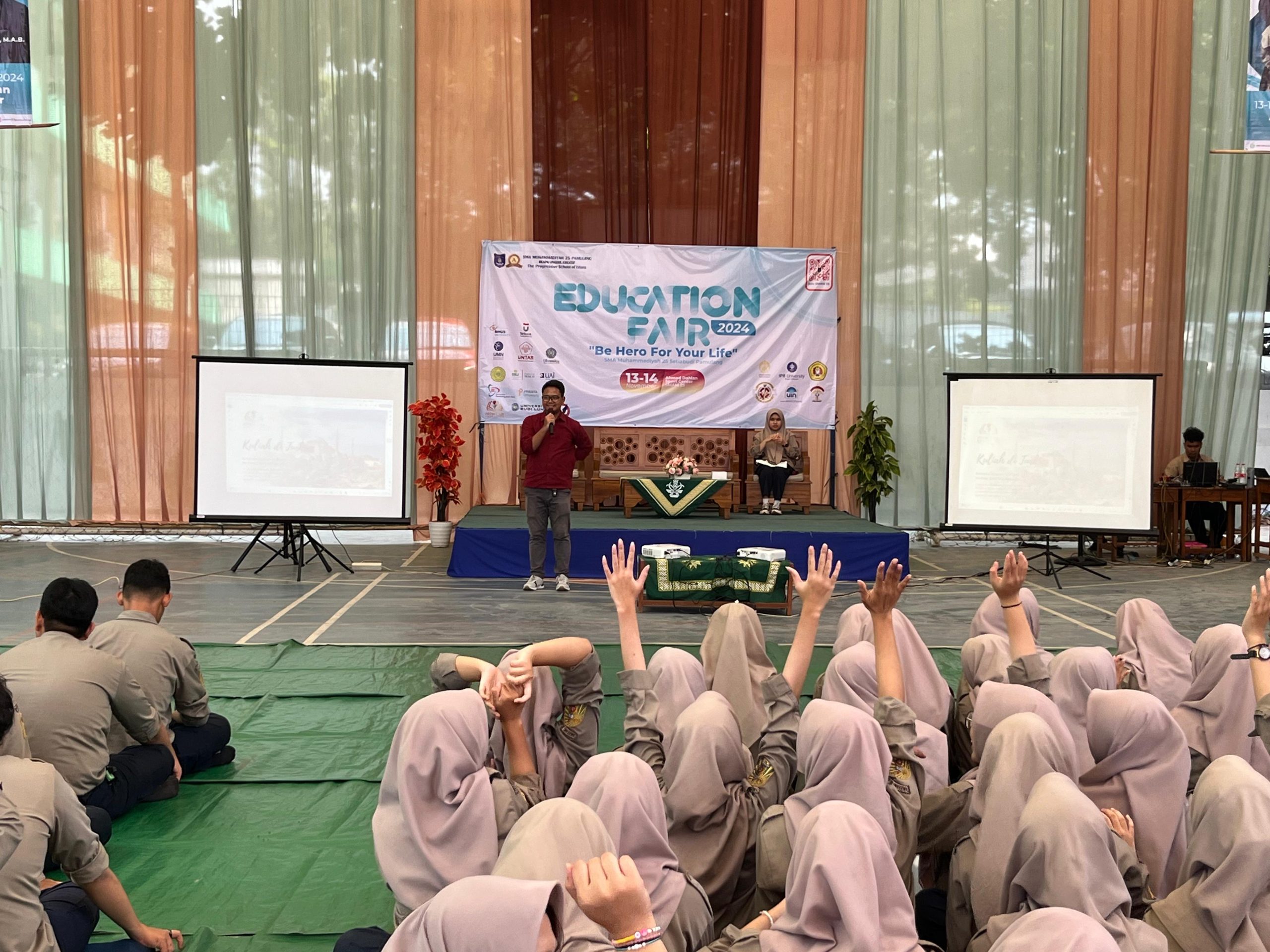 Fatih Gazi Gelar Edu Fair di SMA Muhammadiyah 25 Pamulang